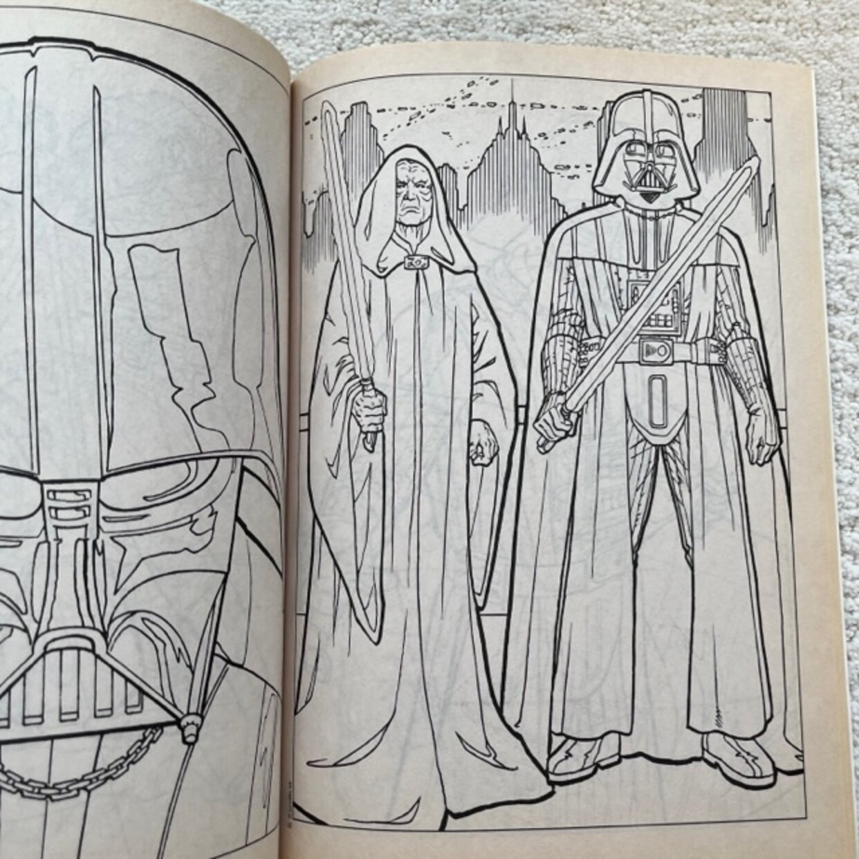 Star wars darth vader coloring book