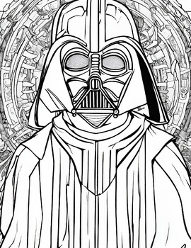 Free star wars darth vader coloring pages early finishers coloring activities