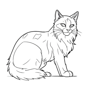 Warrior cats coloring pages printable for free download