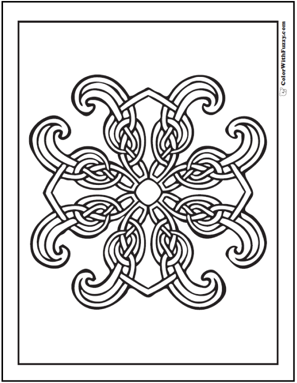 Celtic coloring pages â irish scottish gaelic kids adults pdf