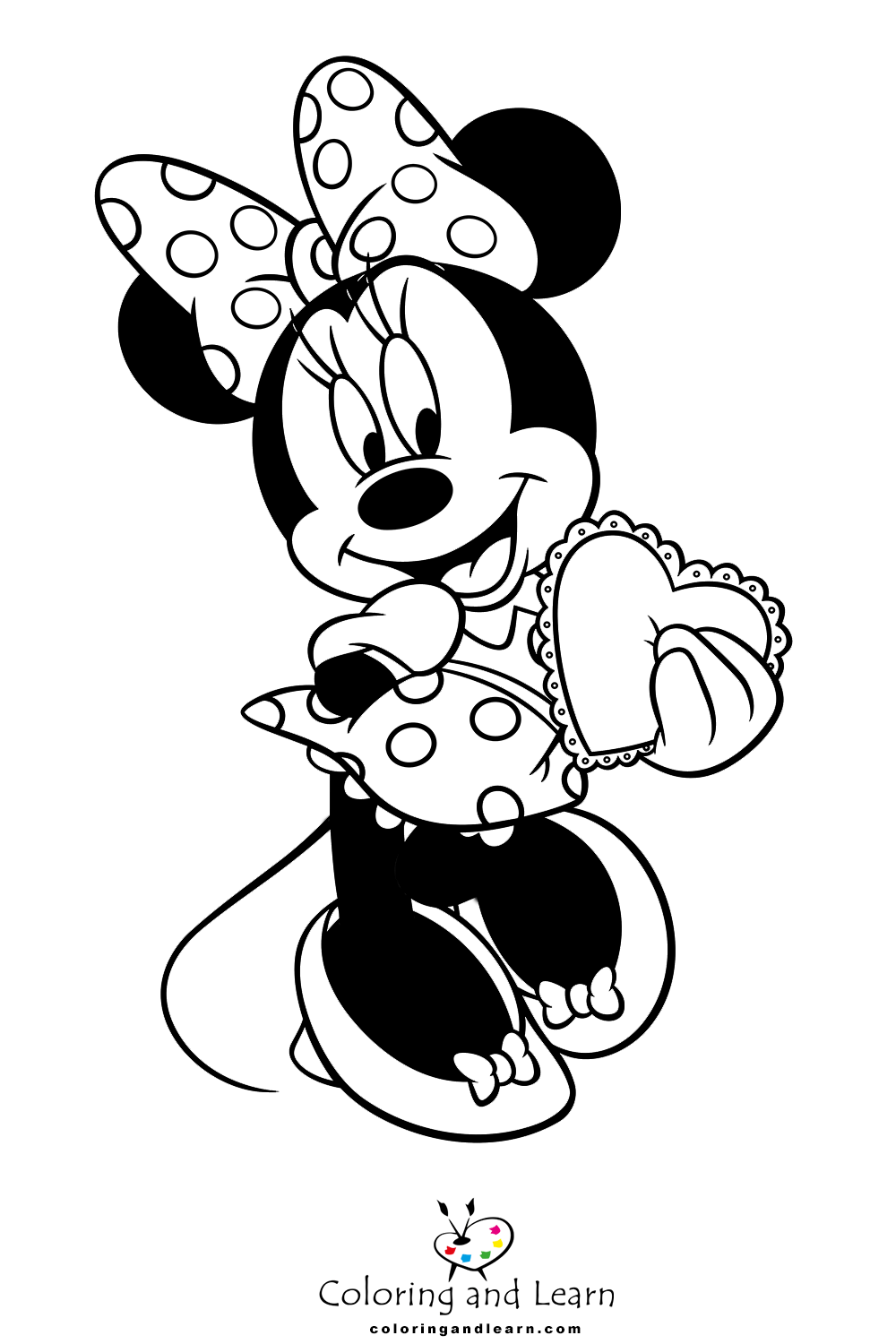 Minnie mouse coloring pages