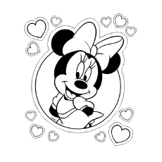 Top free printable cute minnie mouse coloring pages online