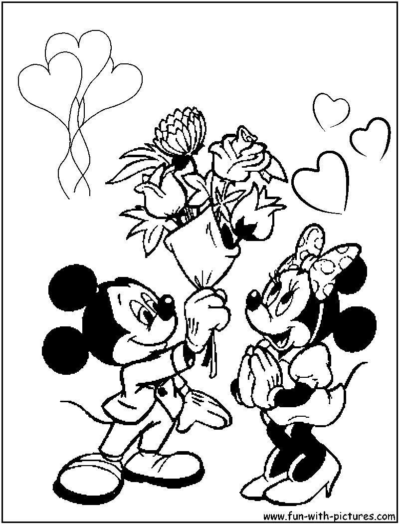 Mickey mouse coloring pages