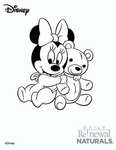 Minnie mouse coloring pages