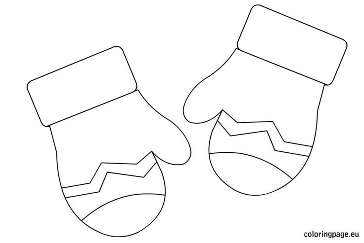 Winter mittens coloring coloring pages winter winter mittens coloring pages