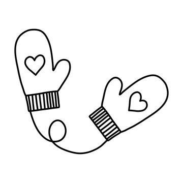 Mitten outline images â browse photos vectors and video