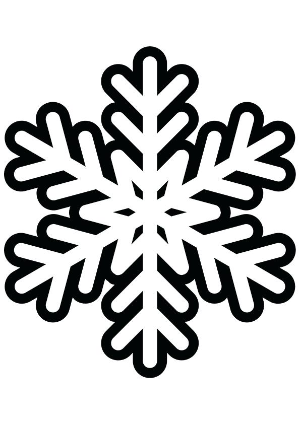 Free printable snowflake coloring pages for kids