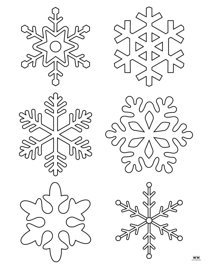 Snowflake coloring pages