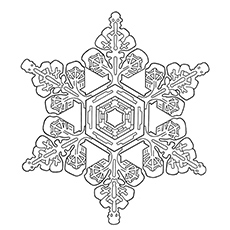 Top snowflake coloring pages for your little ones