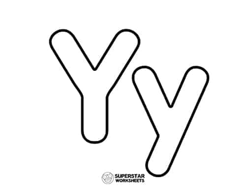 Letter y worksheets