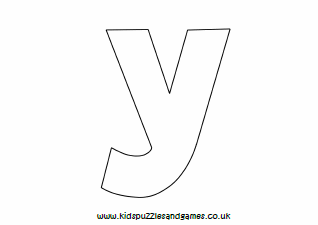 Letter y louring sheets