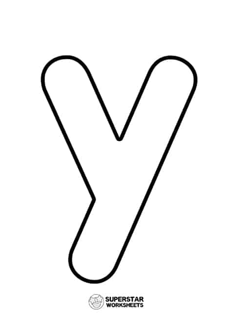 Letter y worksheets