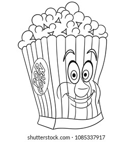 Popcorn coloring book images stock photos d objects vectors