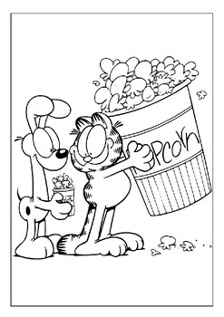 Unleash your creativity with our popcorn coloring pages collection for kids pdf