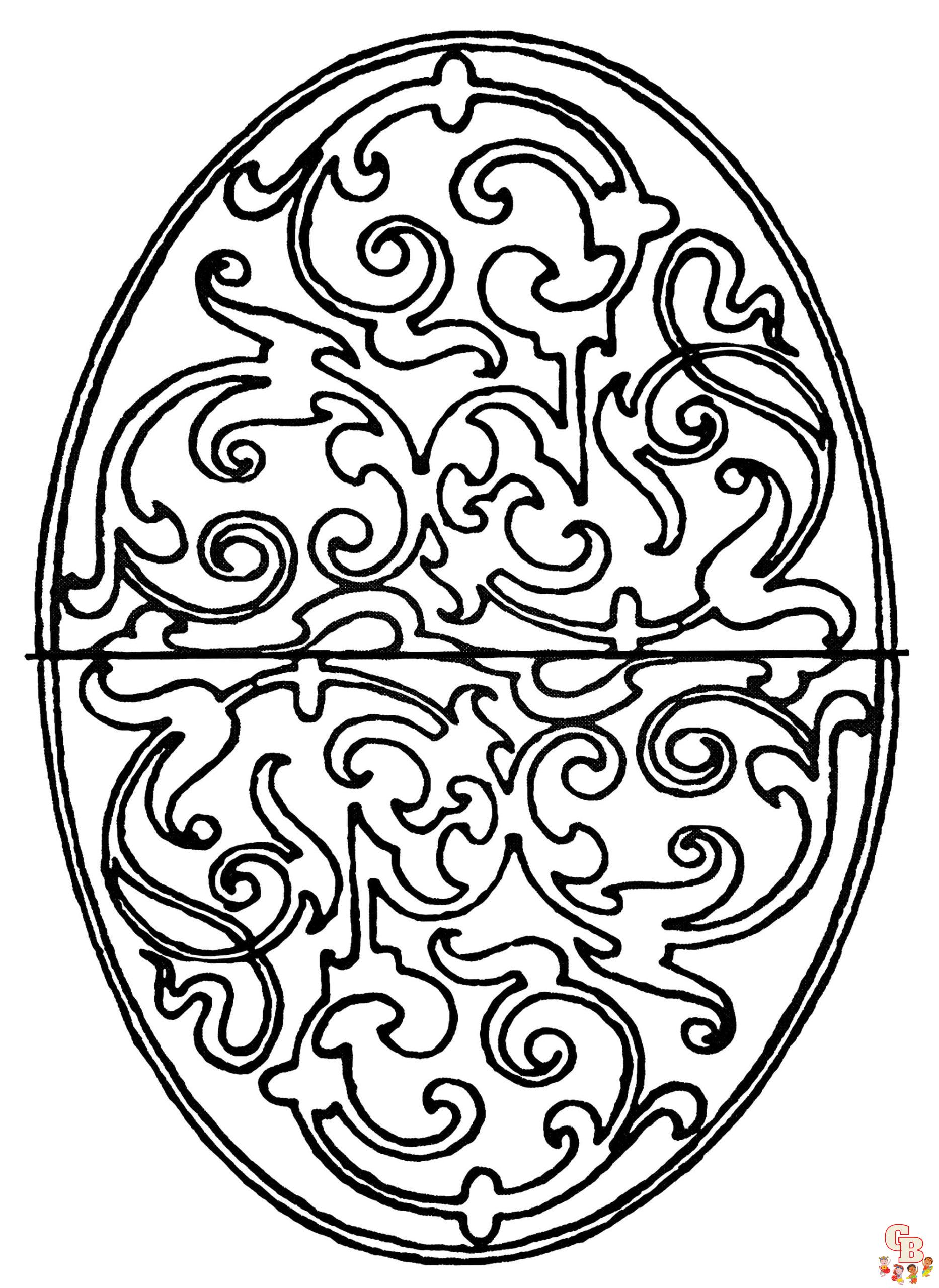 Printable oval coloring pages free for kids adults