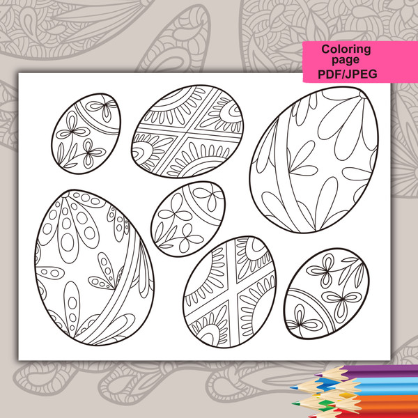 Coloring pages coloring page easter coloring page eggs co