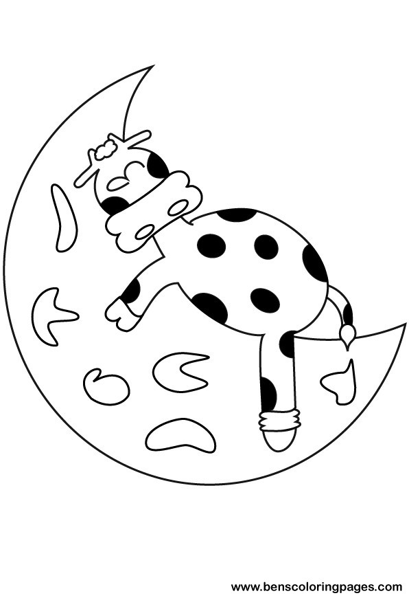 Cow on the moon