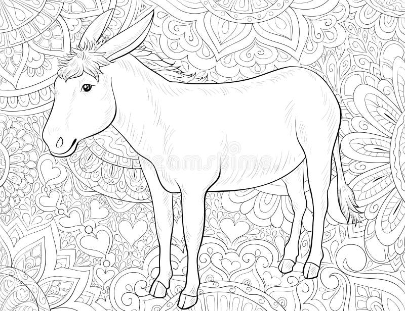 Donkey tattoo stock illustrations â donkey tattoo stock illustrations vectors clipart