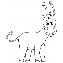 Donkeys coloring pages