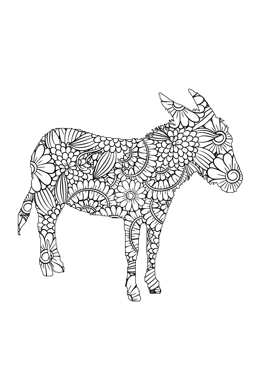 Donkey coloring book a fun relaxing coloring book for donkey lovers featuring zentangle style donkey coloring pages donkey gifts for donkey lovers coloring pages relaxing coloring book donkey