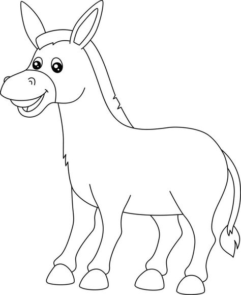 Top donkey coloring page ideas and inspiration