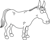 Donkeys coloring pages free coloring pages