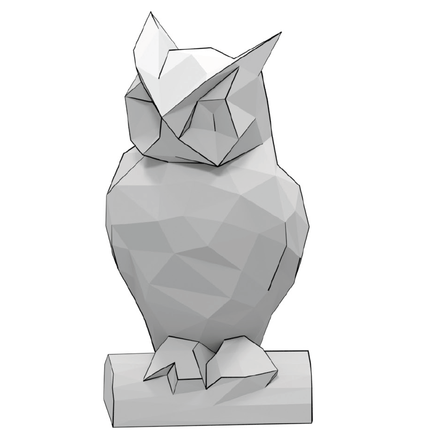 Owl d papercraft free printable papercraft templates