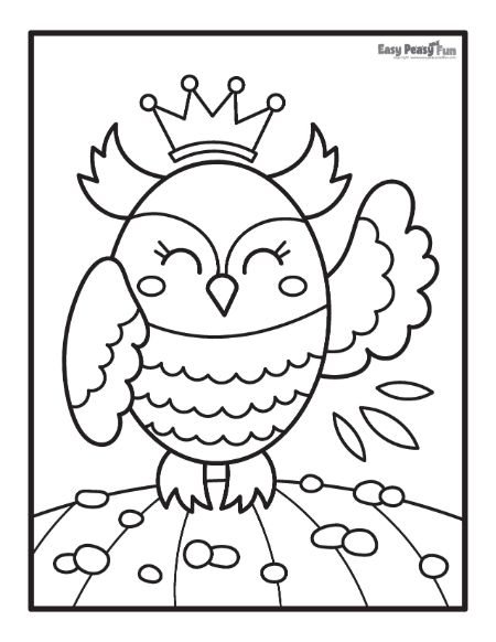 Owl coloring pages â printable sheets