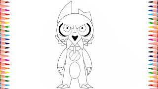 Digital coloring the owl house coloring pages king digital artwork