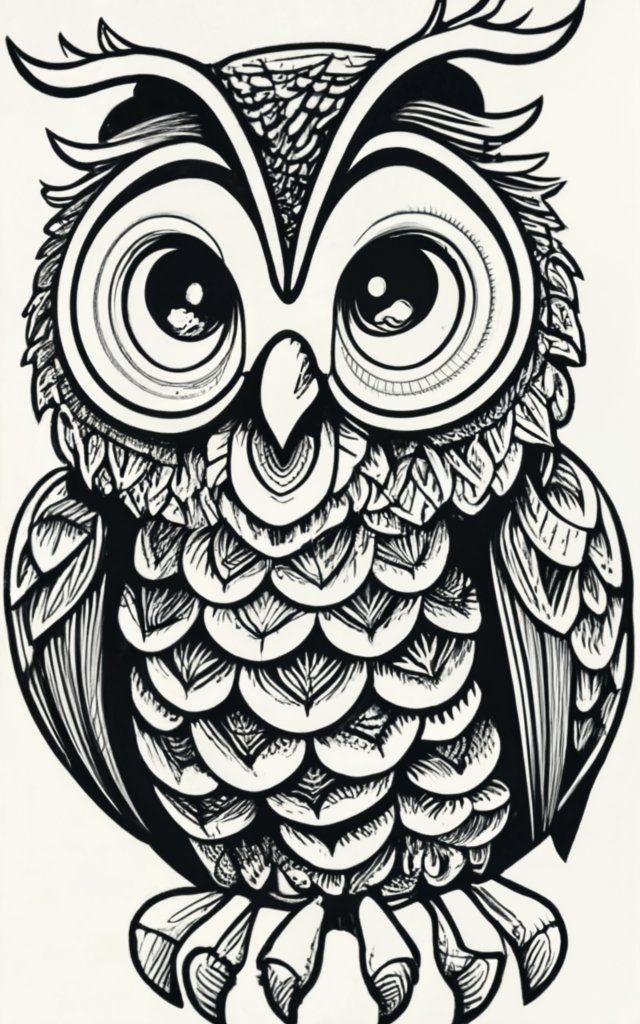 Owl house coloring pages free printable