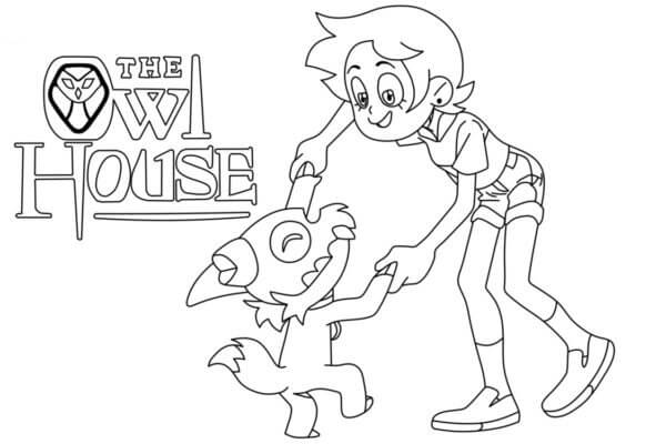 The owl house coloring pages