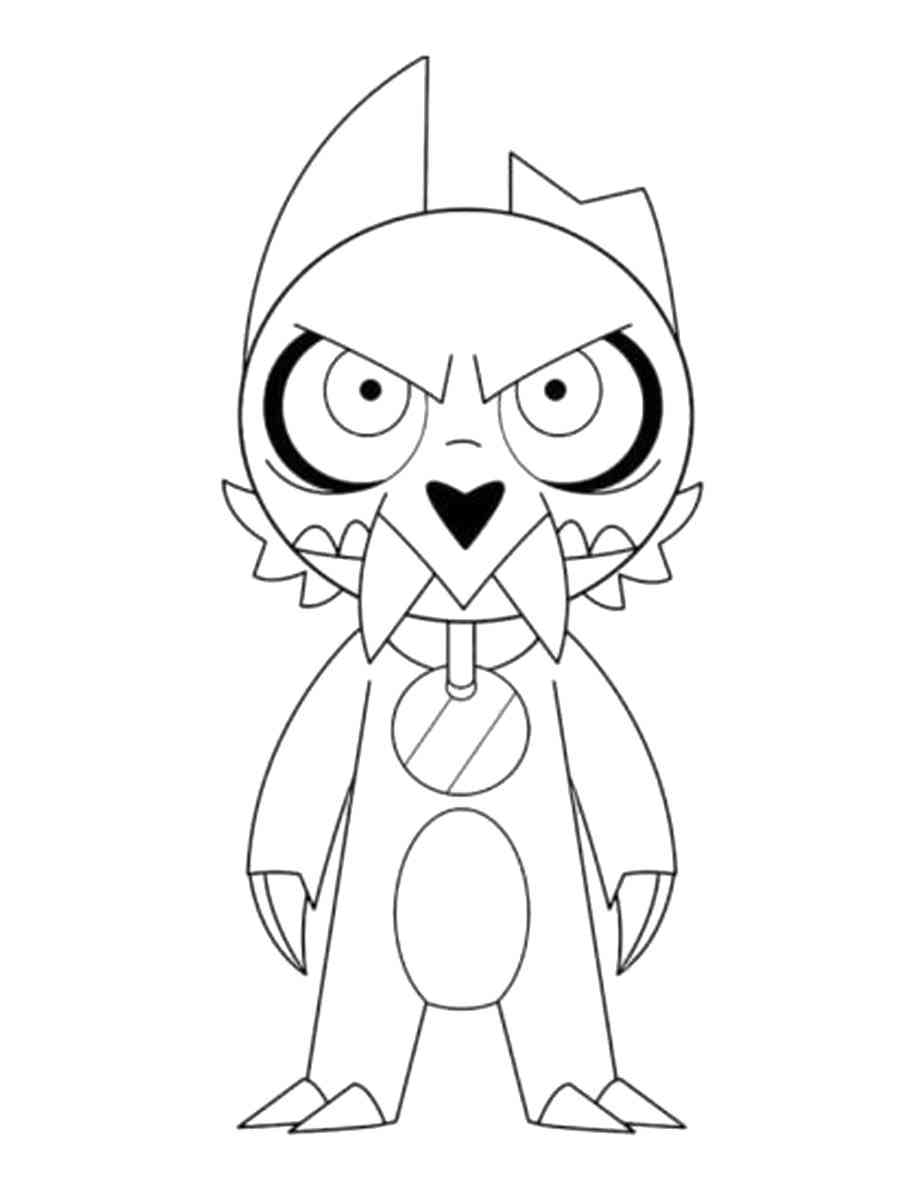 The owl house coloring pages