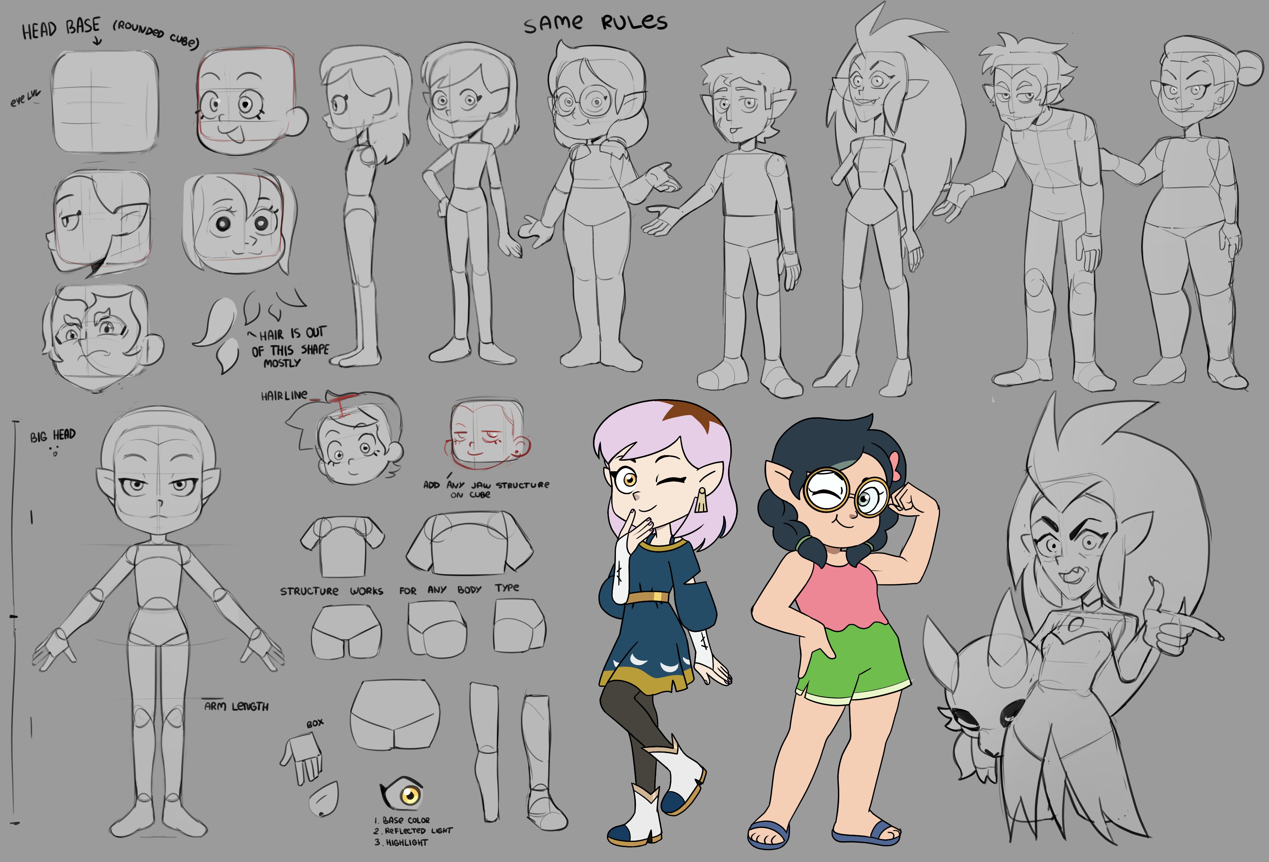 Ð ambasi ð on x the owl house style characters cheat sheet a small guide for some parts if anyone wants to try to draw in owl house style theowlhouse httpstcojlednjora