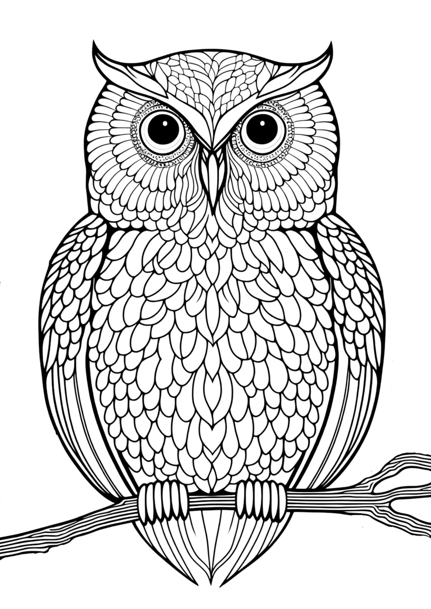 Hoot hoot owl coloring pages for everyone â free and printable