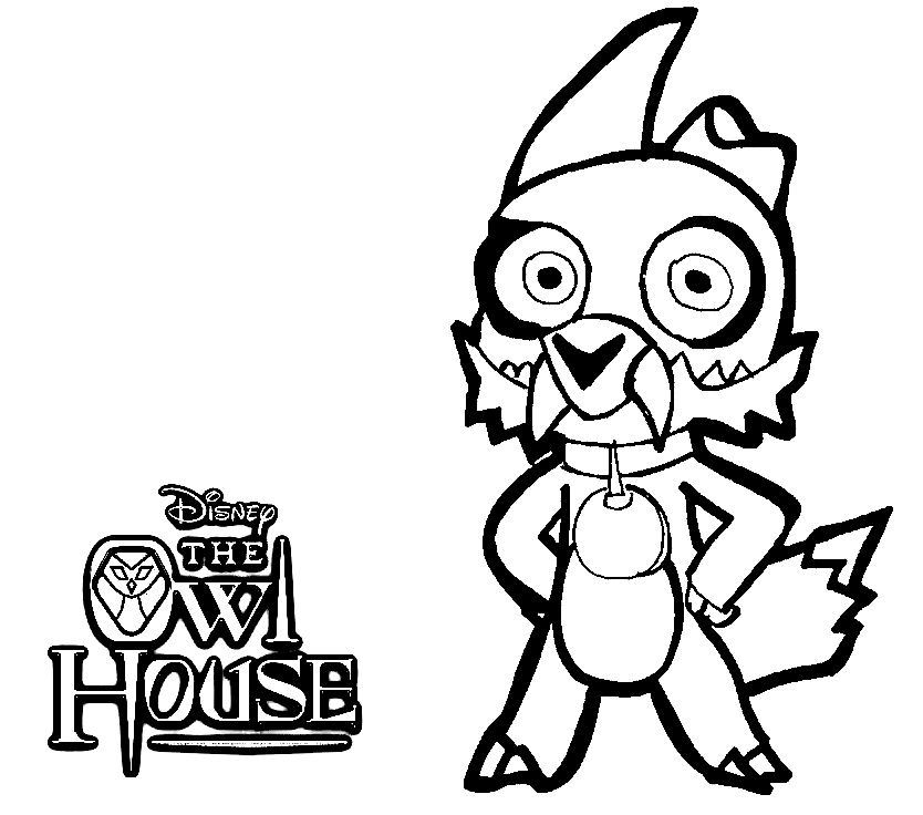 The owl house coloring pages