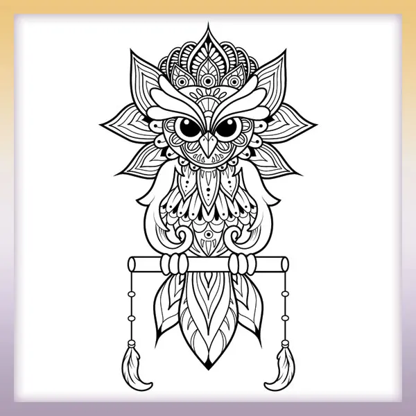 Owl mandala â