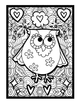 Owls mindfulness mandala coloring pages birds printable coloring sheets pdf