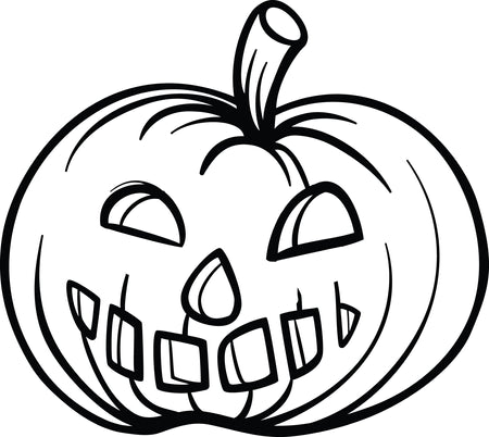 Free pumpkins coloring pages for kids