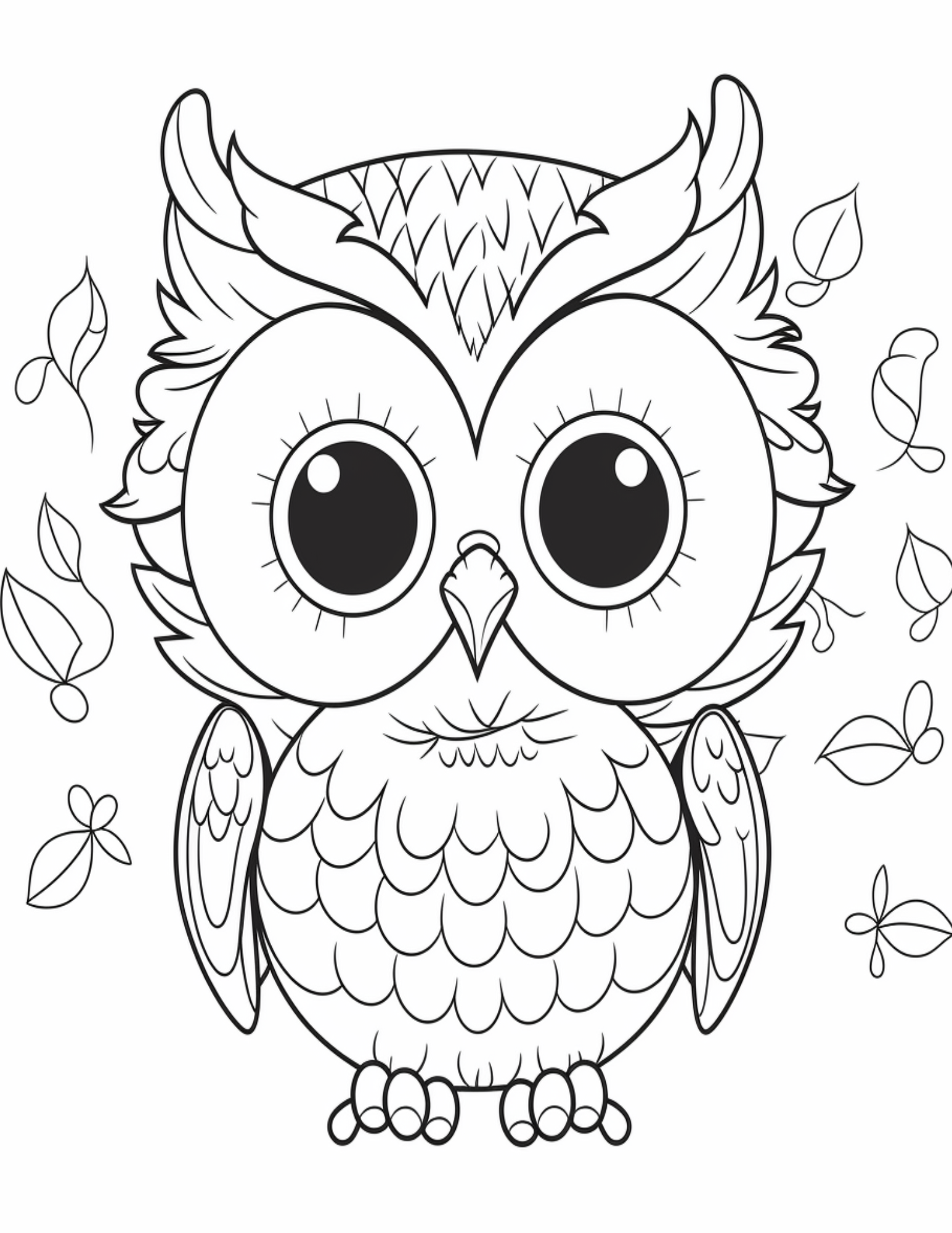 Printable digital owl coloring pages whimsyowls coloring collection