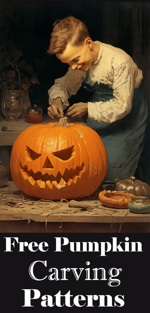 Scary pumpkin carving patterns