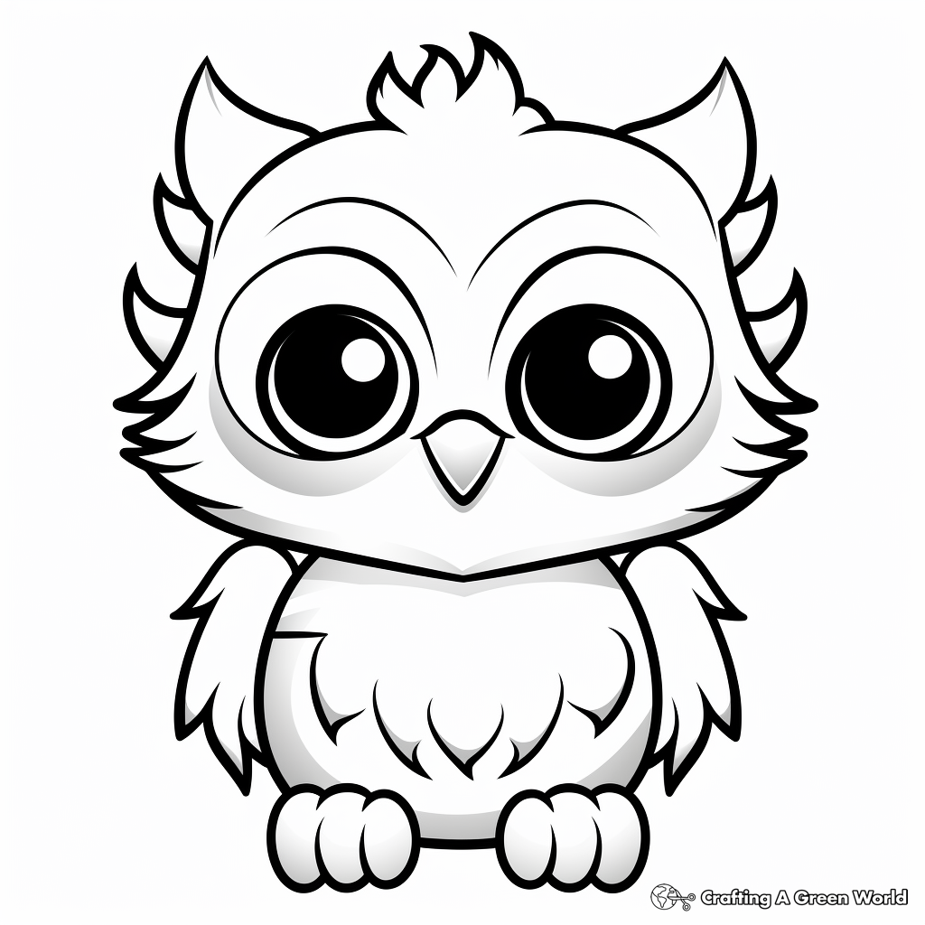 Owl coloring pages