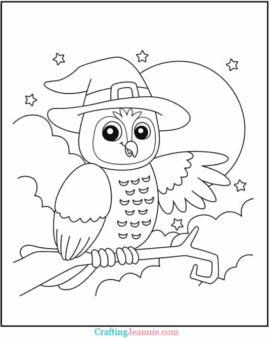 Free halloween coloring pages