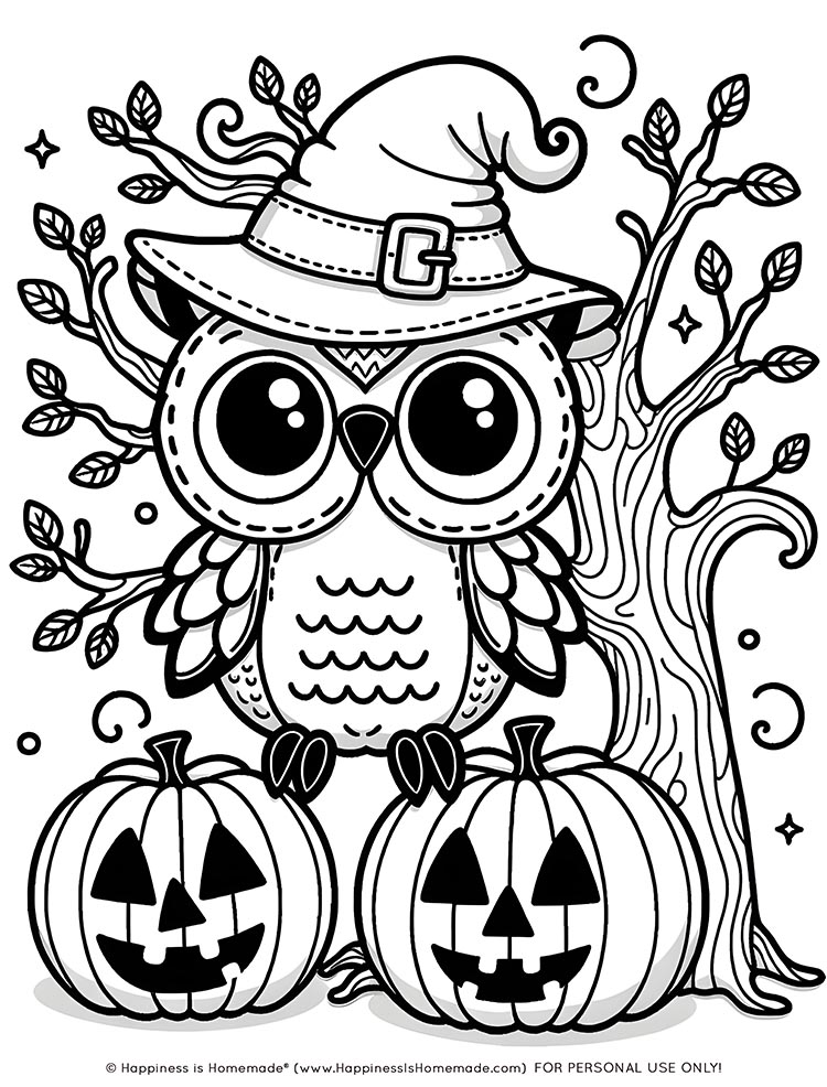 Free halloween coloring pages for adults kids