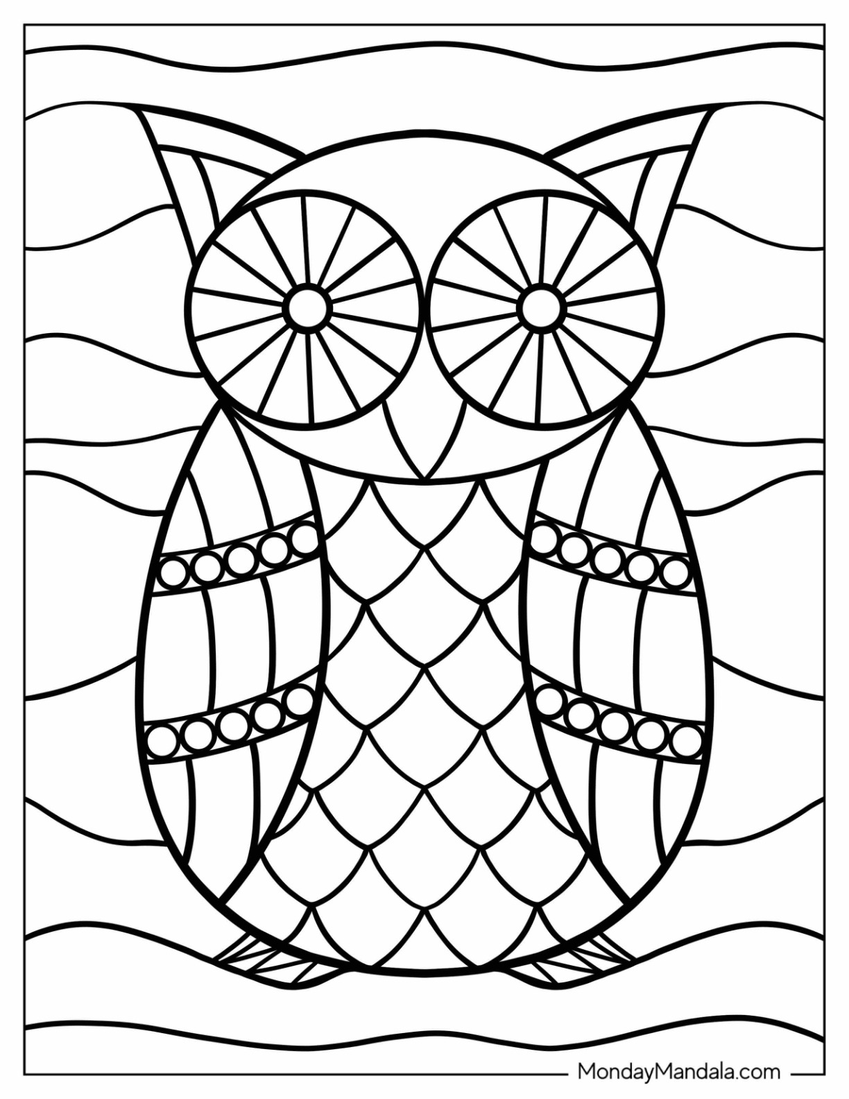 Mosaic coloring pages free pdf printables