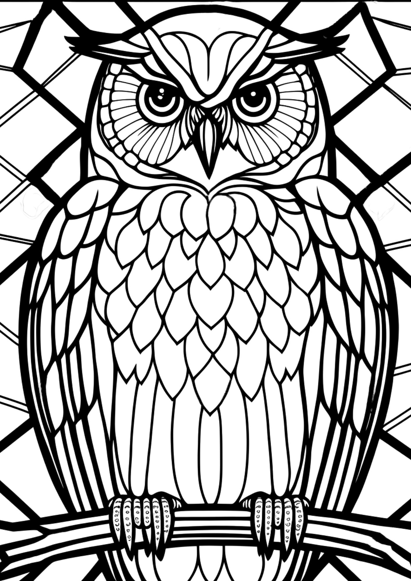 Hoot hoot owl coloring pages for everyone â free and printable