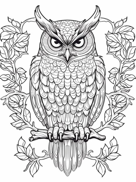 Page baby owl coloring pages print images