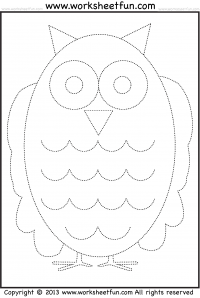 Owl tracing and coloring â halloween worksheets free printable worksheets â