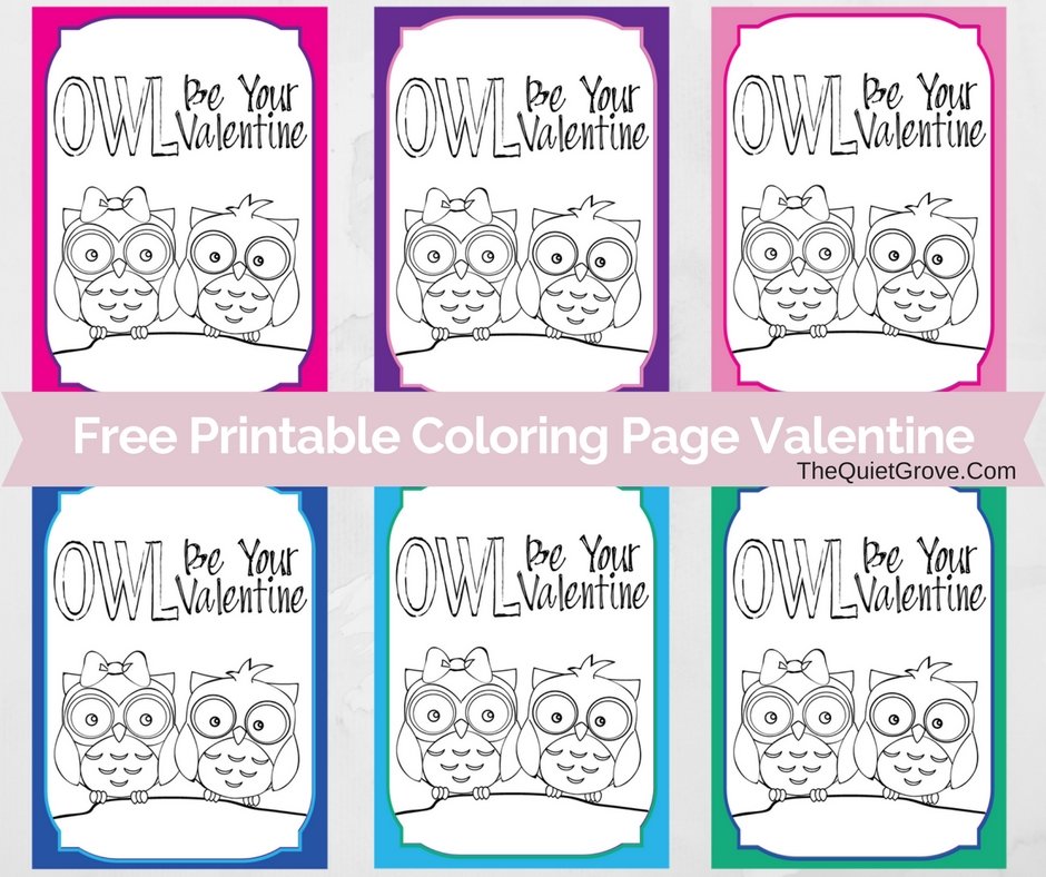 Free printable activity valentines â the quiet grove
