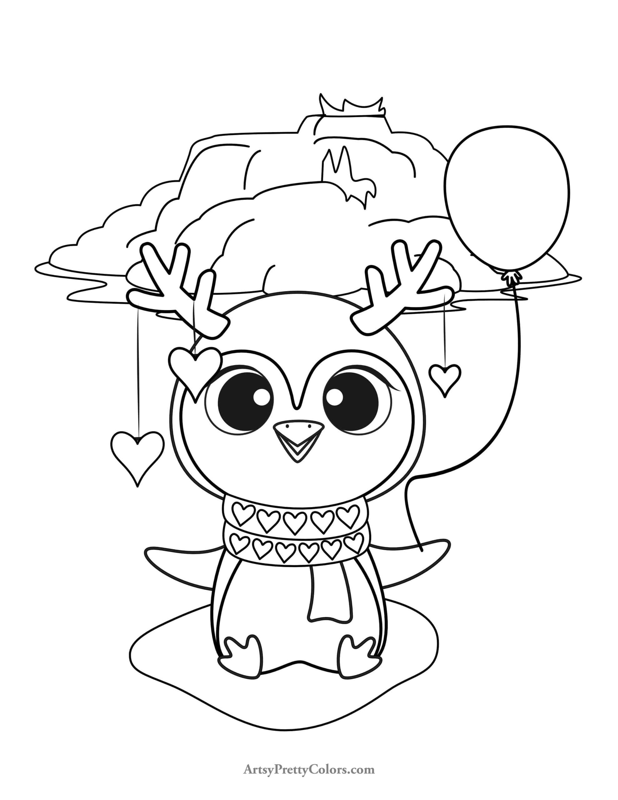 Valentines day coloring pages for free