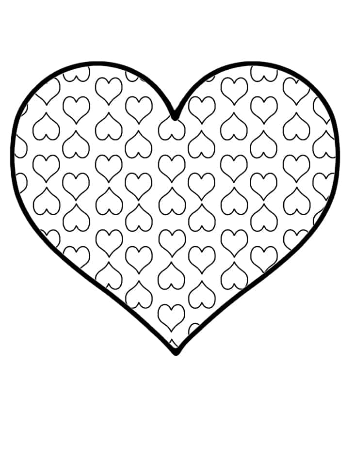 Owl valentines coloring page free pdf